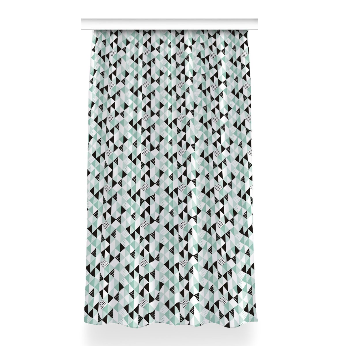 Zasłona gotowa Wzór geometryczny do pokoju 150x260, Fabricsy