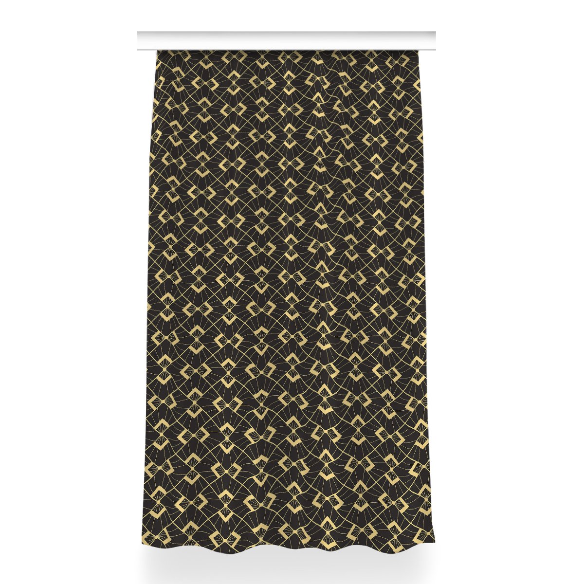 Zasłona gotowa Nowoczesny wzór do salonu 150x260, Fabricsy