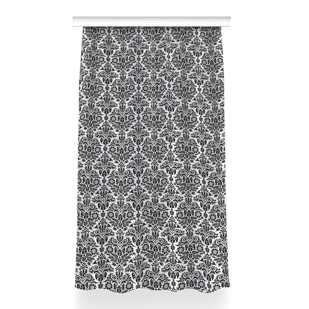 Zasłona z nadrukiem gotowa Kwiatowy wzór 150x260, Fabricsy