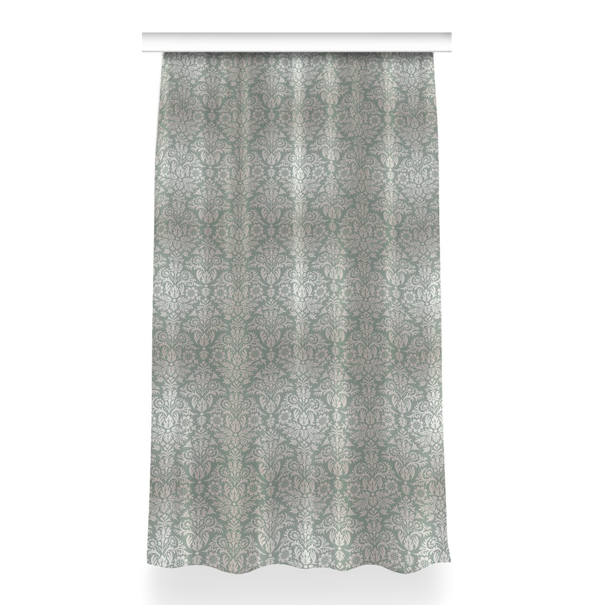 Zasłona przelotki Kwiatowy wzór do salonu 150x260, Fabricsy