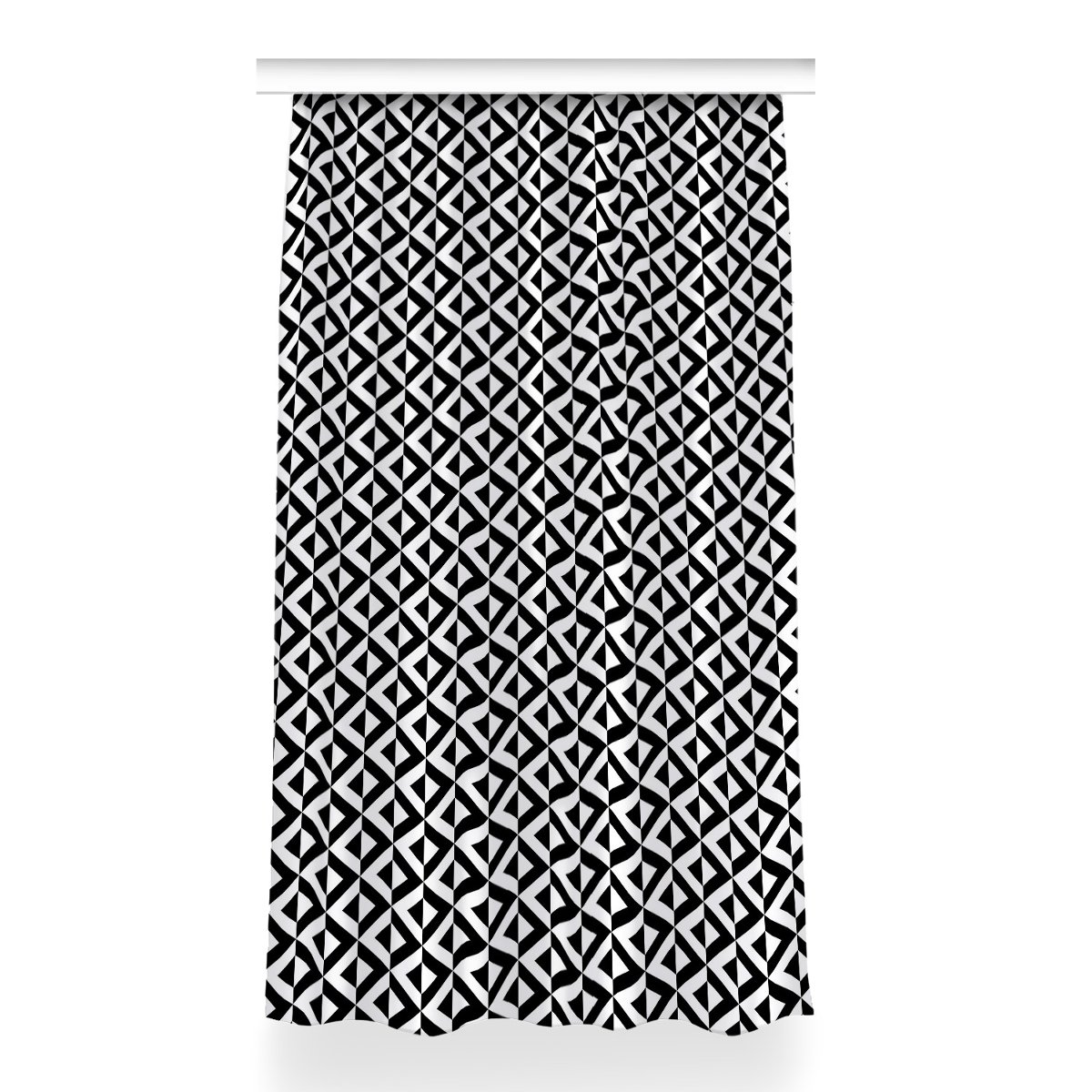 Zasłona przelotki Geometryczna iluzja wzór 150x260, Fabricsy