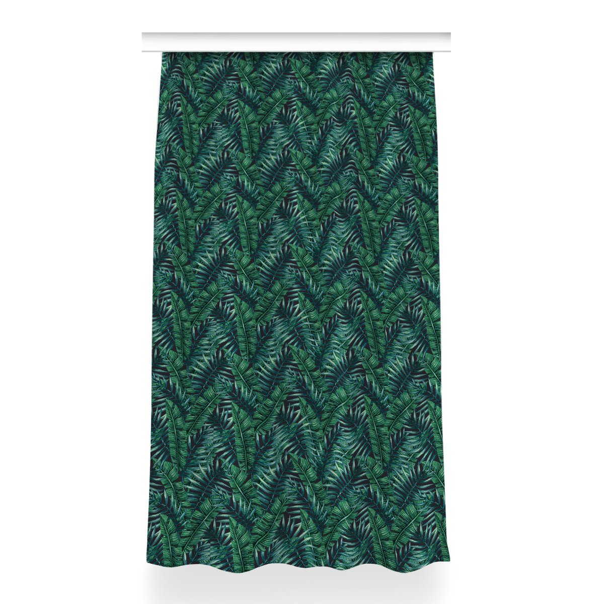 Zasłona do sypialni Tropikalne liście wzór 150x260, Fabricsy