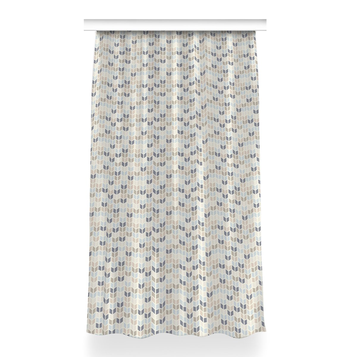 Zasłona wzór Geometryczna tekstura dekor 150x260, Fabricsy