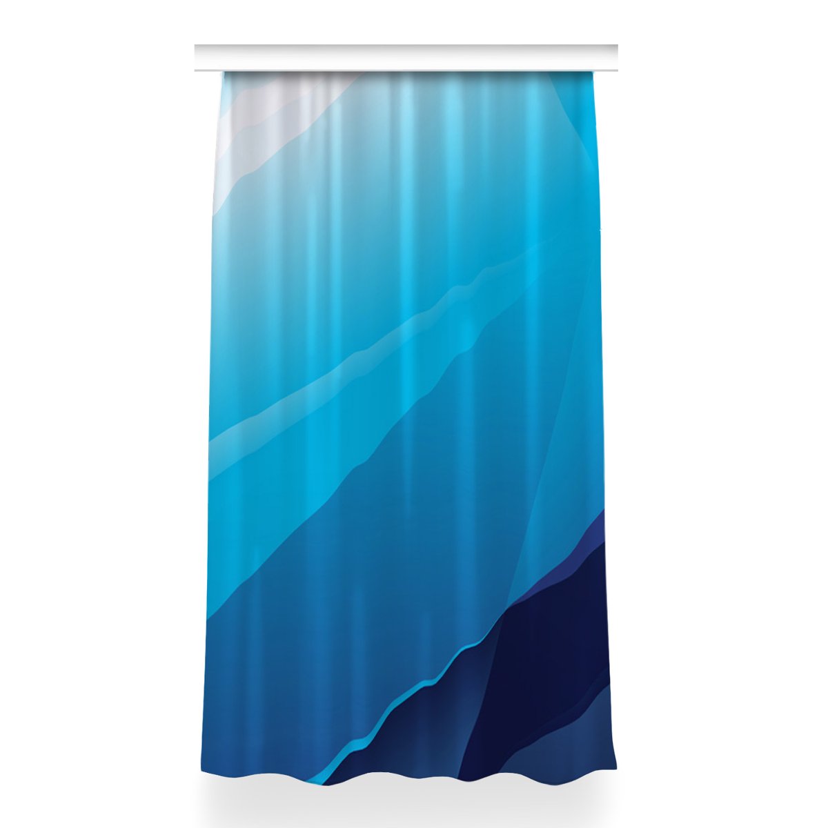 Zasłona na taśmę wzór 150x260 Niebieskie przejście, Fabricsy