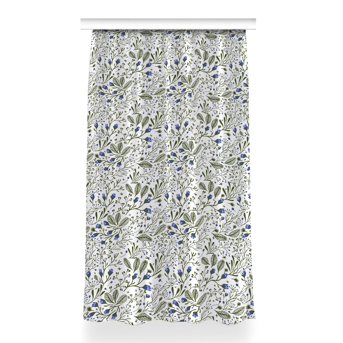 Zasłona z grafiką kolory do salonu 150x260 Kwiaty, Fabricsy