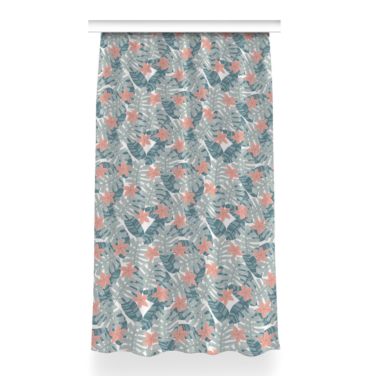 Zasłona do sypialni wzór 150x260 Tropikalny mural, Fabricsy