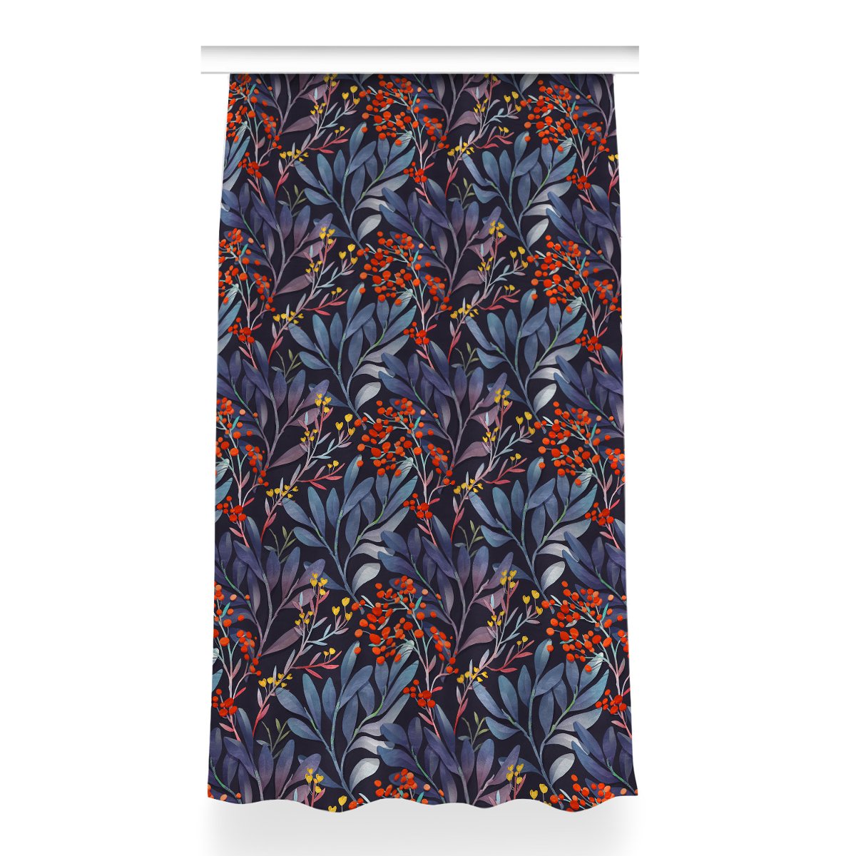 Zasłona klasyczna z grafiką 150x260 Obraz kwiaty, Fabricsy