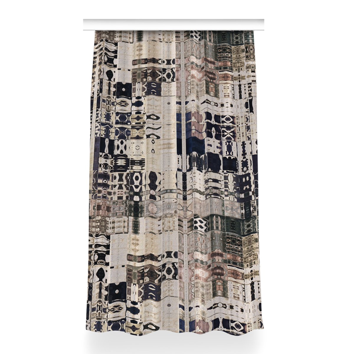 Zasłona gotowa do salonu 150x260 Styl Boho Płytki, Fabricsy