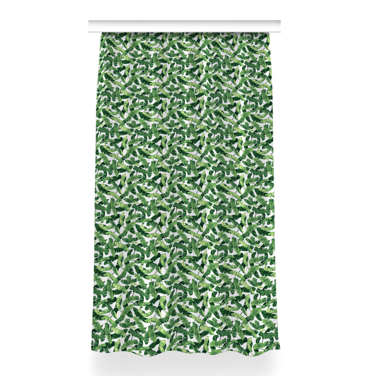 Zasłona na taśmę dekor 150x260 Liście tropikalne, Fabricsy