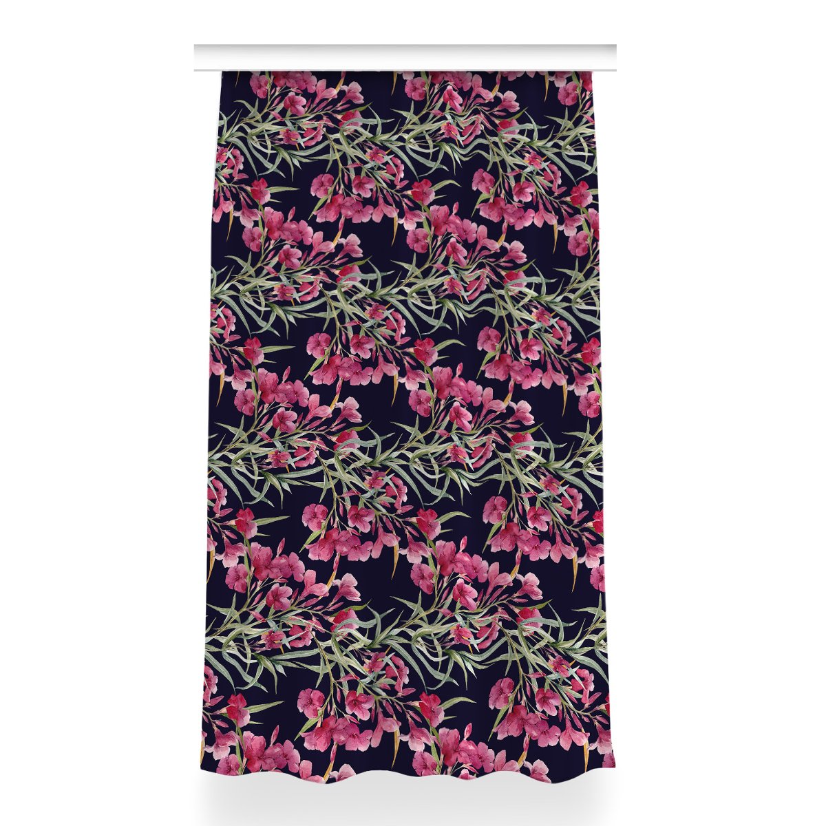 Zasłona na taśmę do pokoju 150x260 Akwarela Kwiaty, Fabricsy