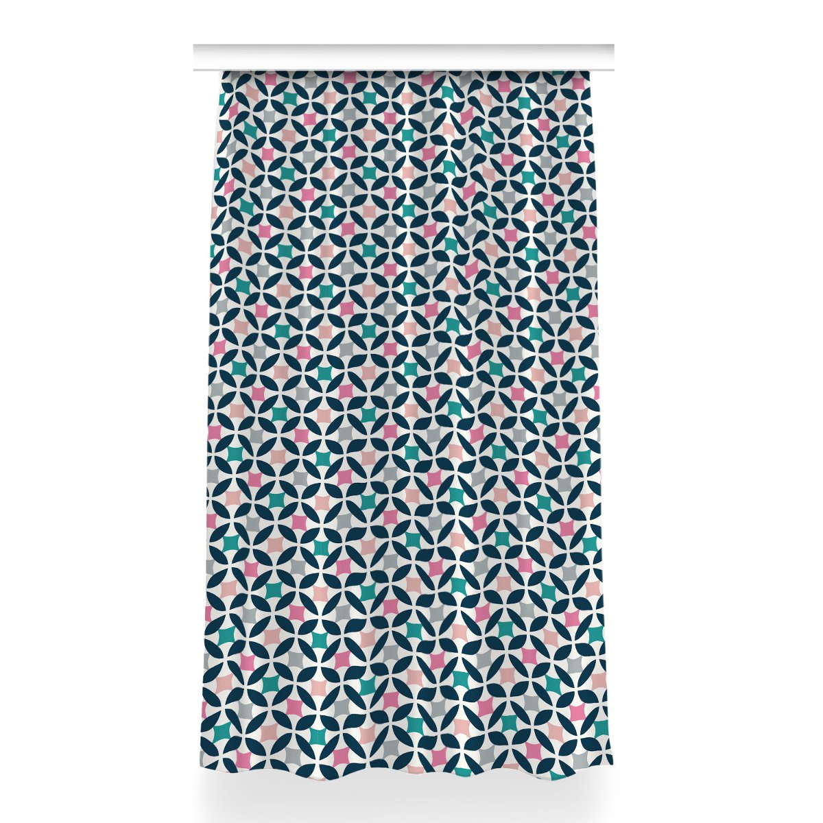 Zasłona gotowa wzór 150x260 Pastelowy retro wzór, Fabricsy