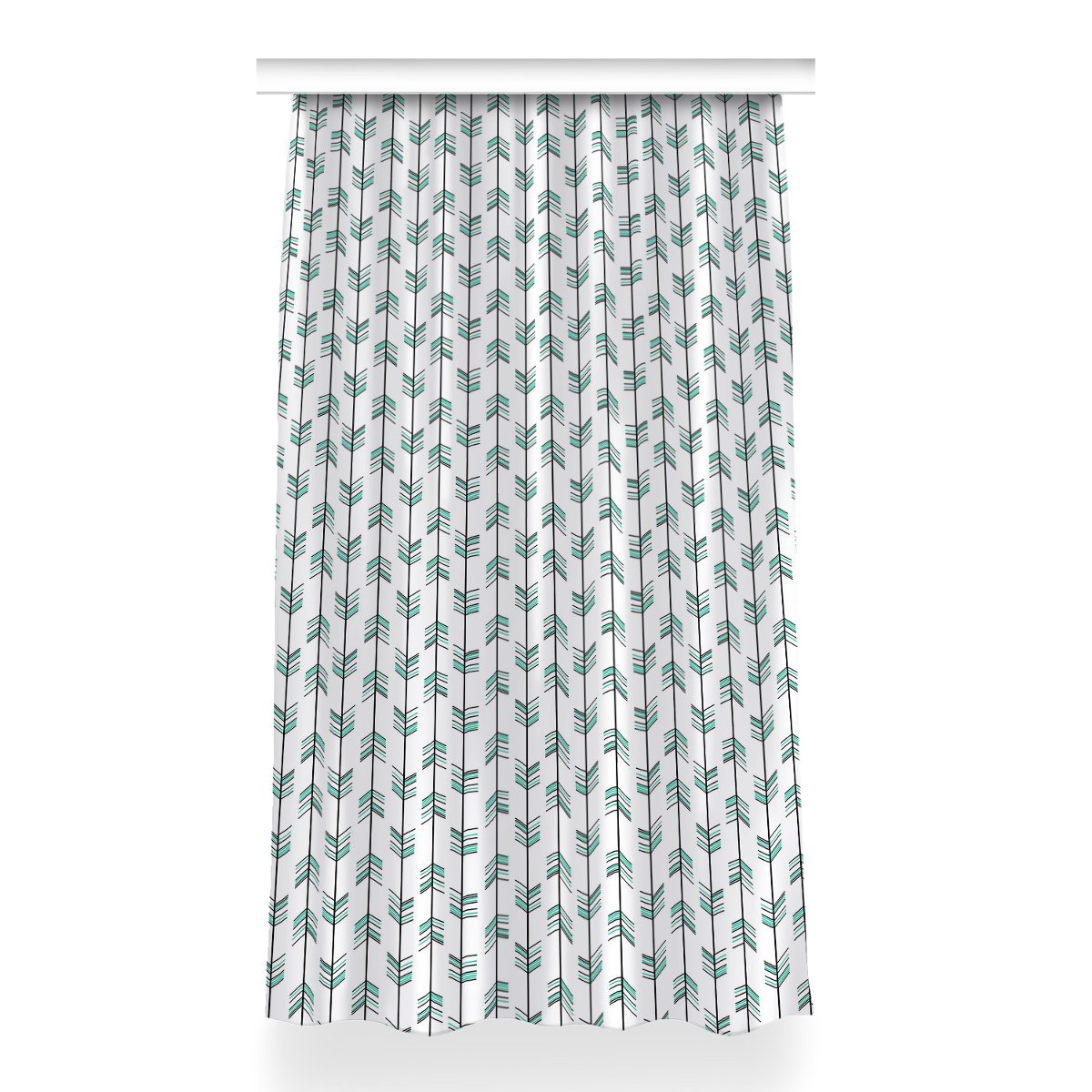 Zasłona klasyczna z grafiką 150x260 Strzały wzór, Fabricsy