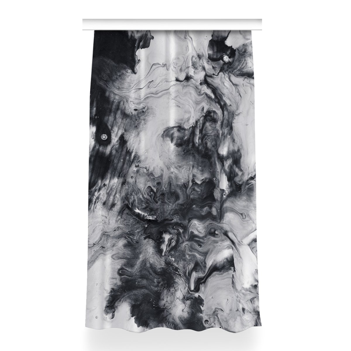 Zasłona na taśmę do salonu 150x260 Plamy z farby, Fabricsy