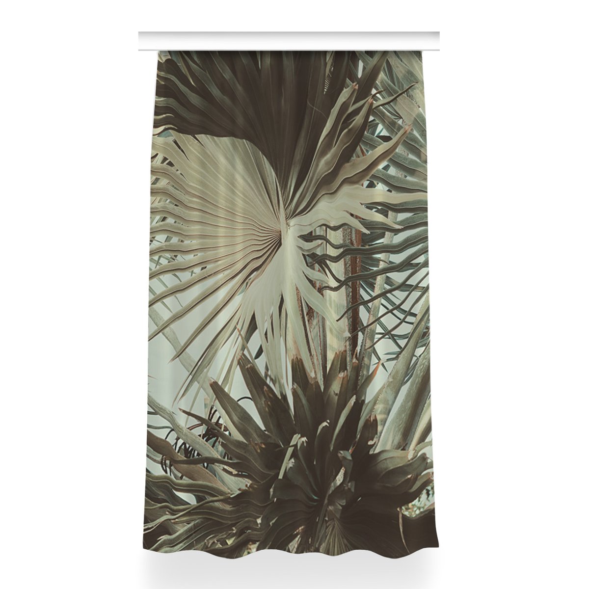 Zasłona na taśmę do pokoju 150x260 Krzak bananowy, Fabricsy
