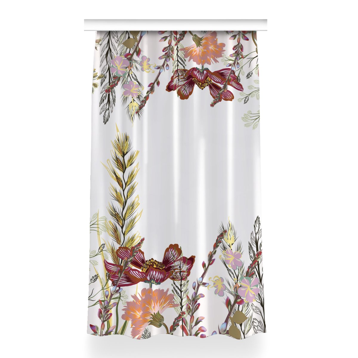 Zasłona do salonu do sypialni 150x260 Kwiaty polne, Fabricsy