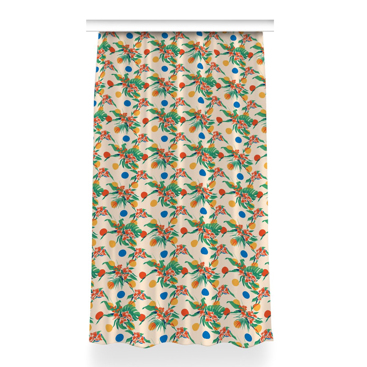 Zasłona z nadrukiem gotowa 150x260 Zachód słońca, Fabricsy