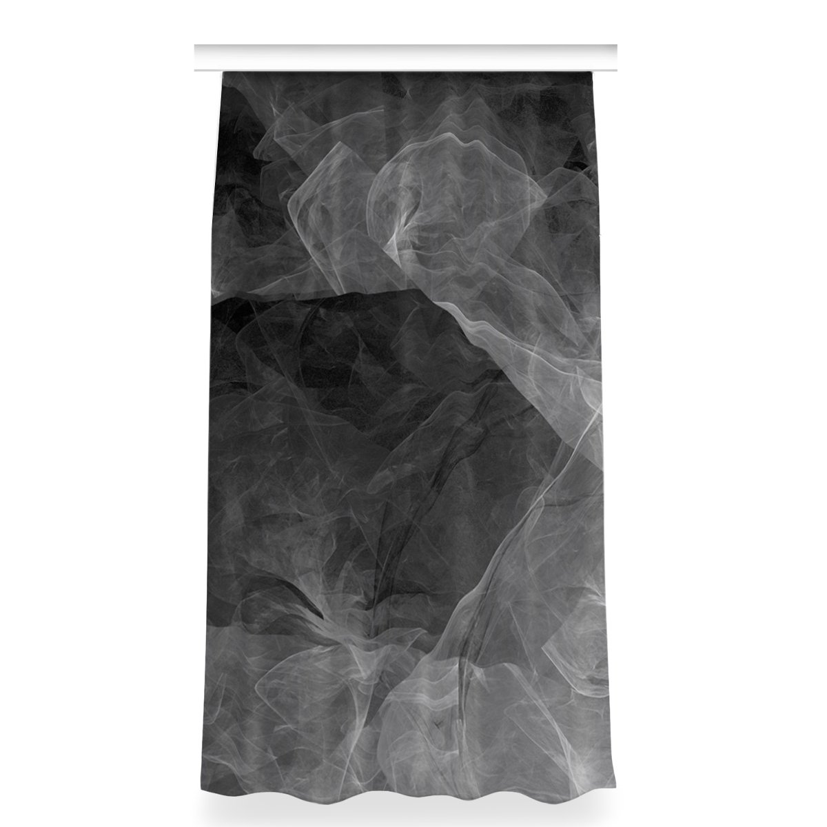 Zasłona do sypialni 150x280 Abstrakcja grafitowa, Fabricsy