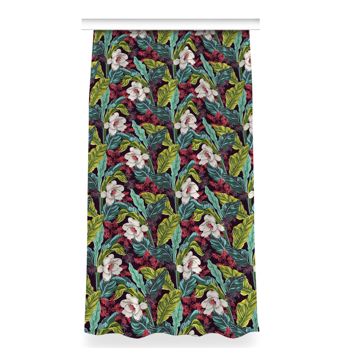 Zasłona z nadrukiem gotowa 150x280 Motyw kwiatowy, Fabricsy