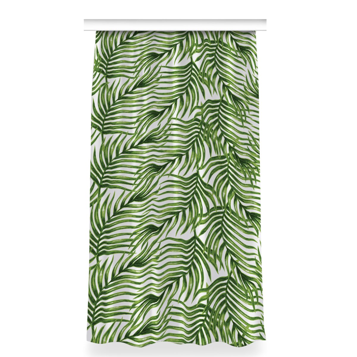 Zasłona gotowa wzór do pokoju 150x280 Liść palmy, Fabricsy