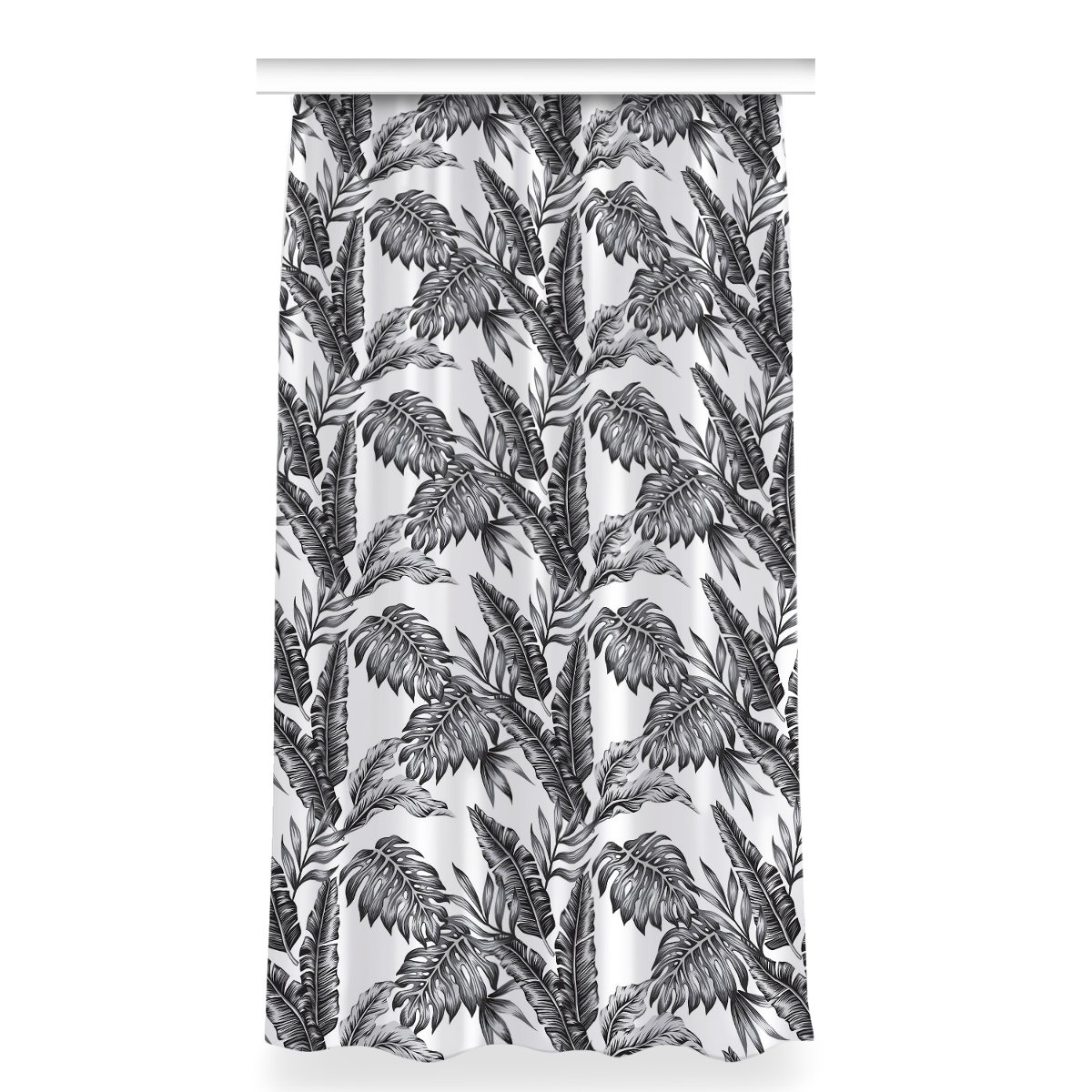 Zasłona z nadrukiem gotowa 150x280 Liście palmowe, Fabricsy