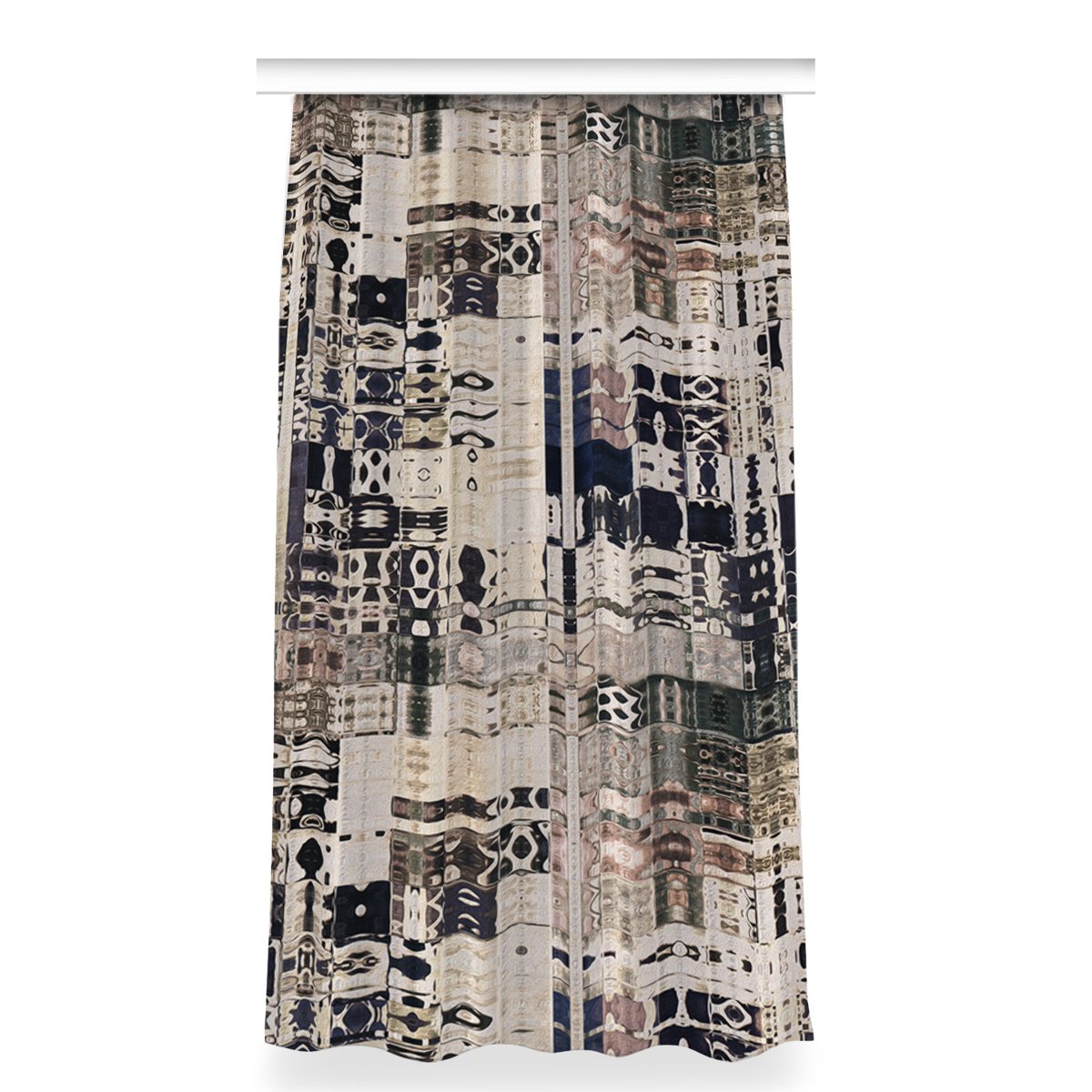 Zasłona gotowa do salonu 150x280 Styl Boho Płytki, Fabricsy