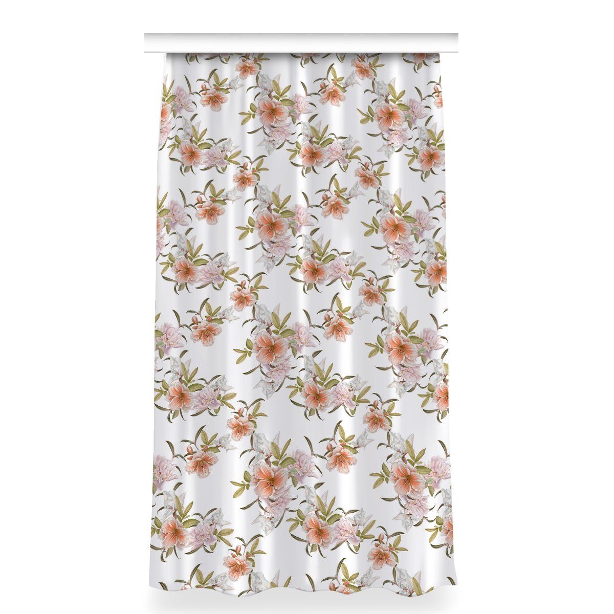 Zasłona z grafiką gotowa 150x280 Wiosenne kwiaty, Fabricsy