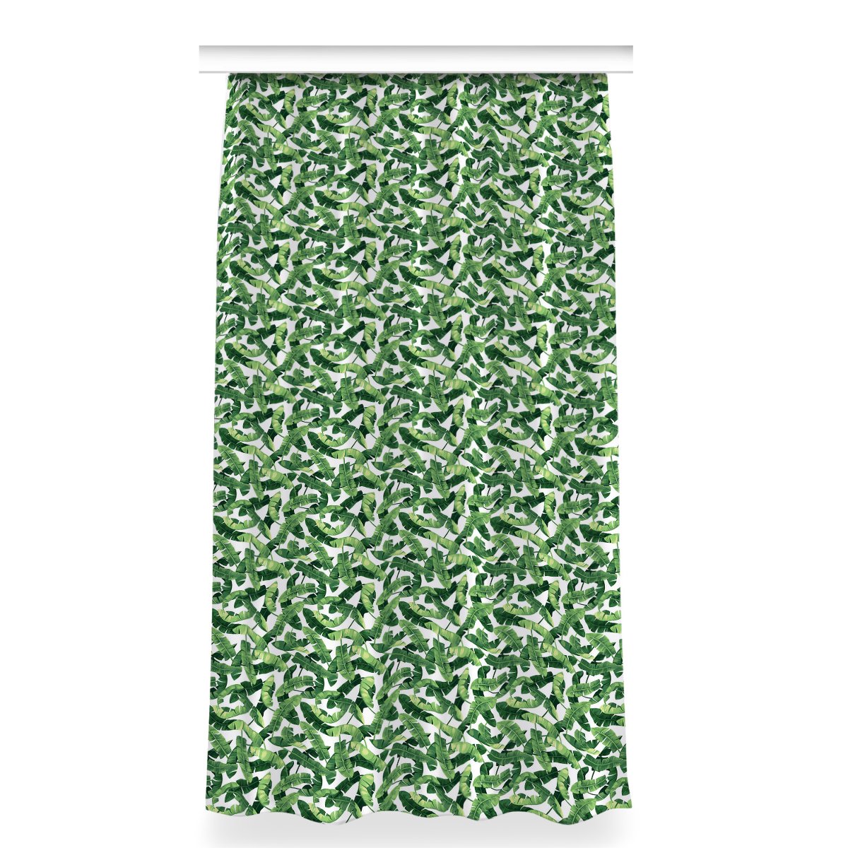 Zasłona na taśmę dekor 150x280 Liście tropikalne, Fabricsy