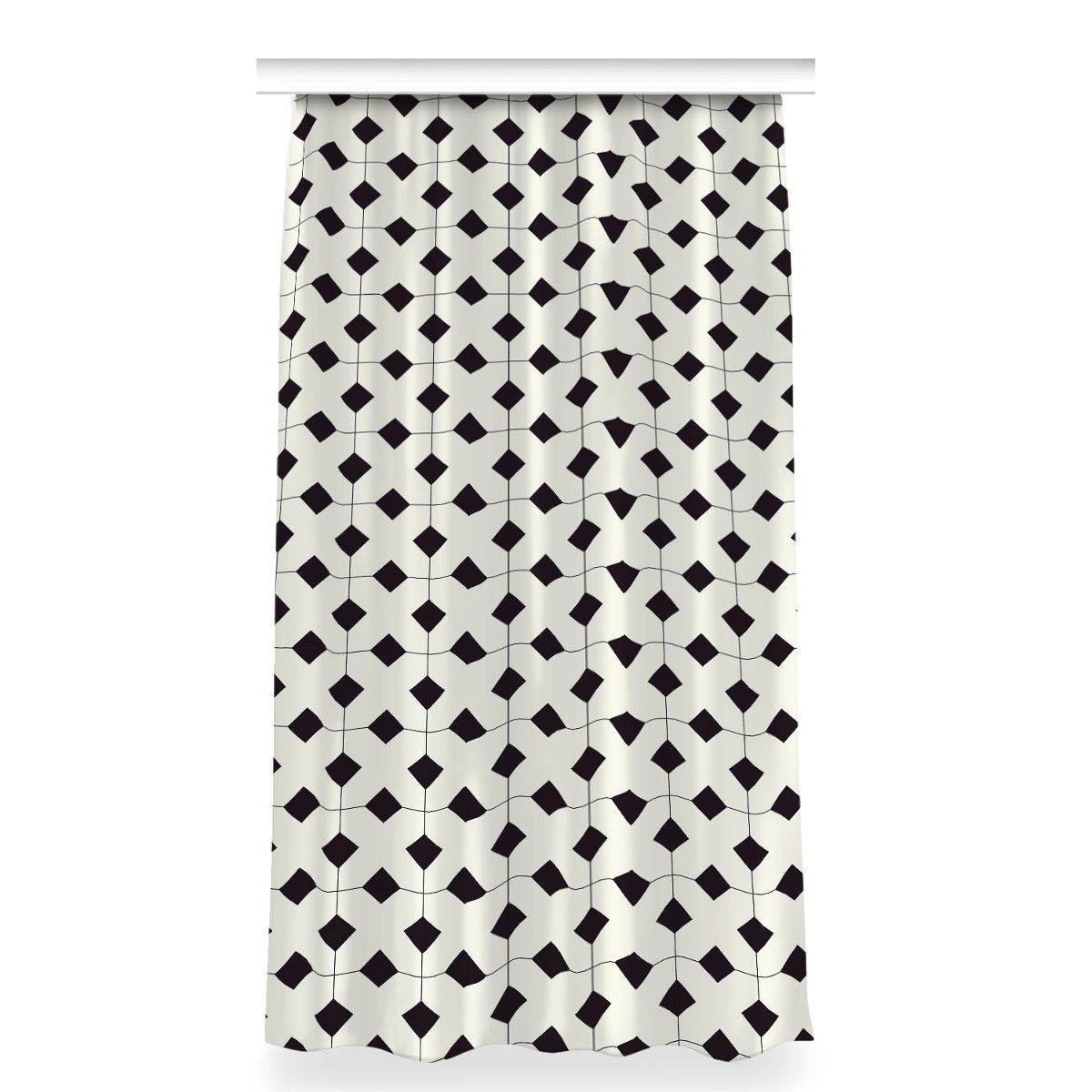 Zasłona na taśmę dekor 150x280 Geometryczny wzór, Fabricsy
