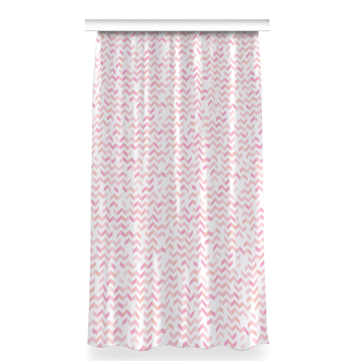 Zasłona gotowa wzór 150x280 Geometryczna jodełka, Fabricsy