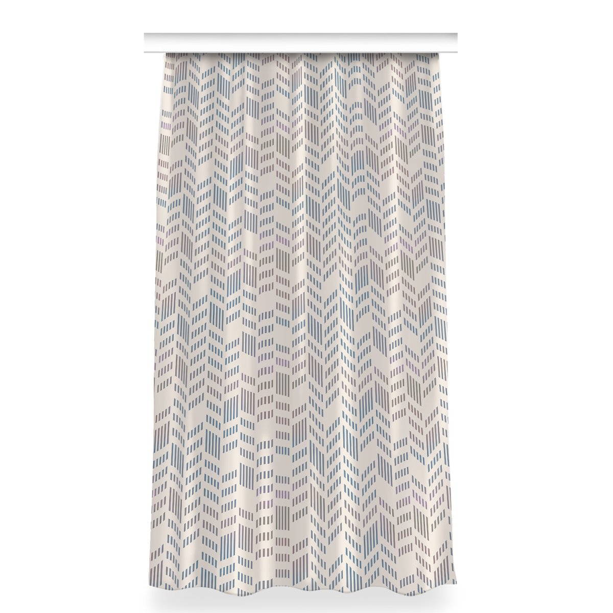 Zasłona gotowa dekor 150x280 Geometryczna jodełka, Fabricsy