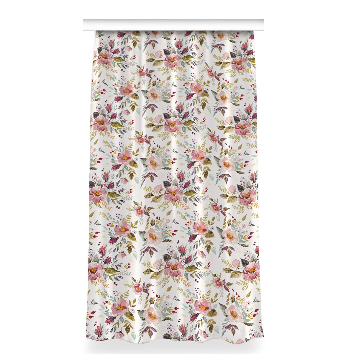 Zasłona gotowa dekor 150x280 Vintage pole kwiaty, Fabricsy