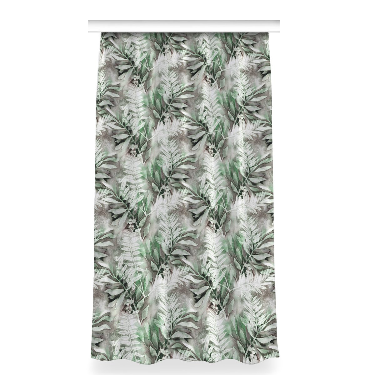 Zasłona z grafiką gotowa 150x280 Liście z tropików, Fabricsy