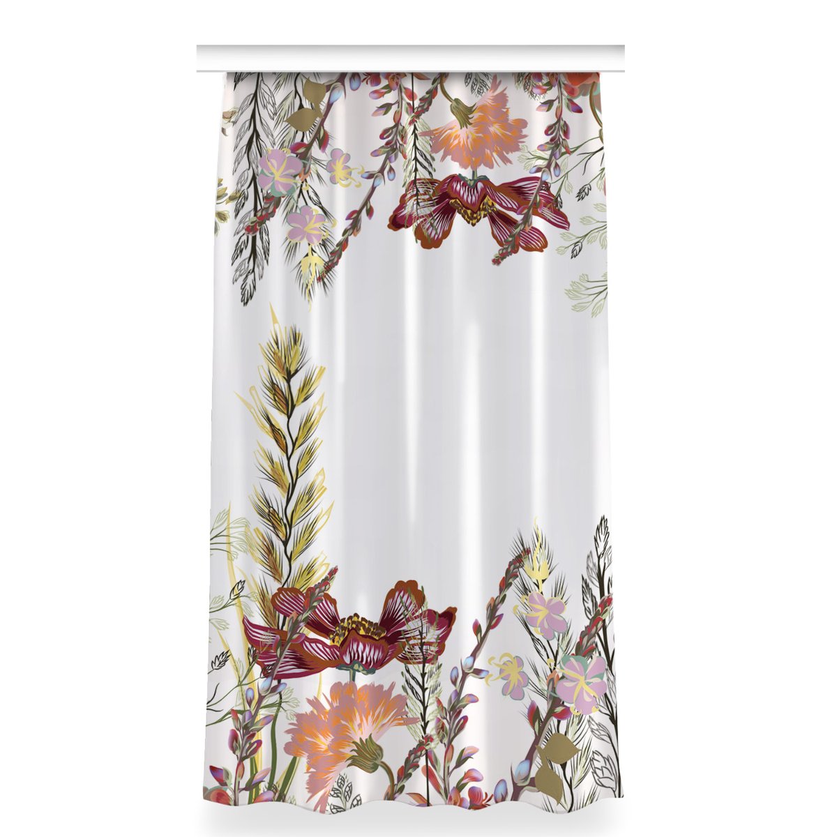 Zasłona do salonu do sypialni 150x280 Kwiaty polne, Fabricsy