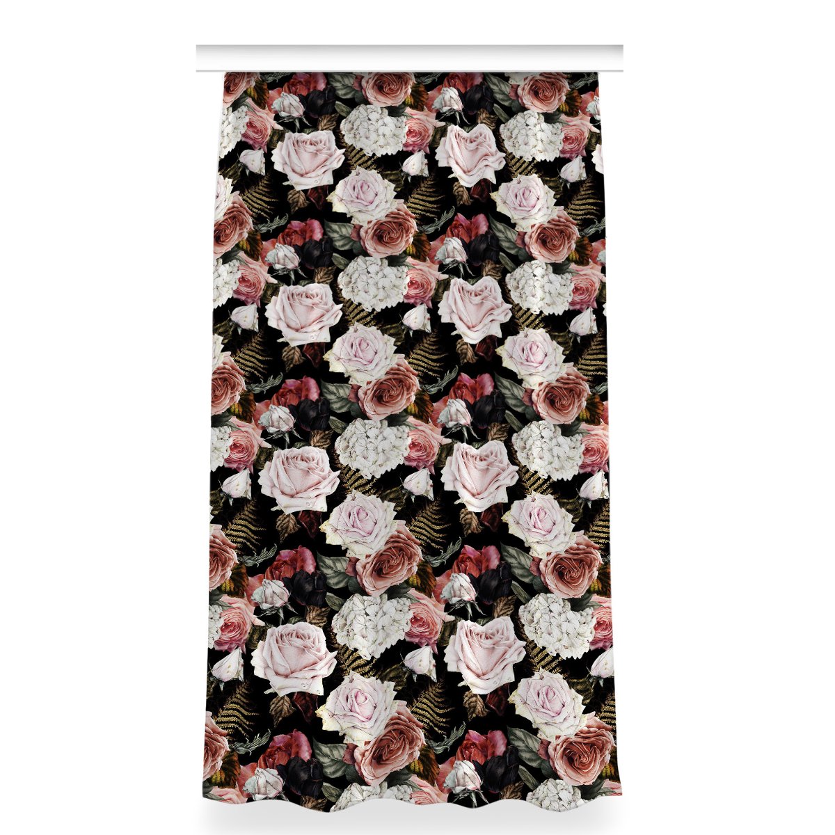 Zasłona wzór do sypialni 150x280 Barokowe kwiaty, Fabricsy