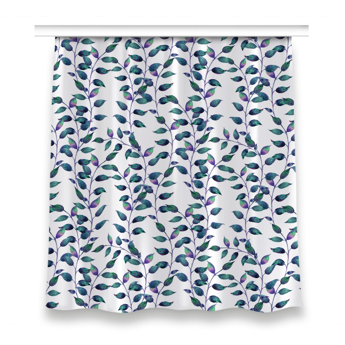 Zasłona klasyczna z grafiką 150x160 Bajkowe liście, Fabricsy