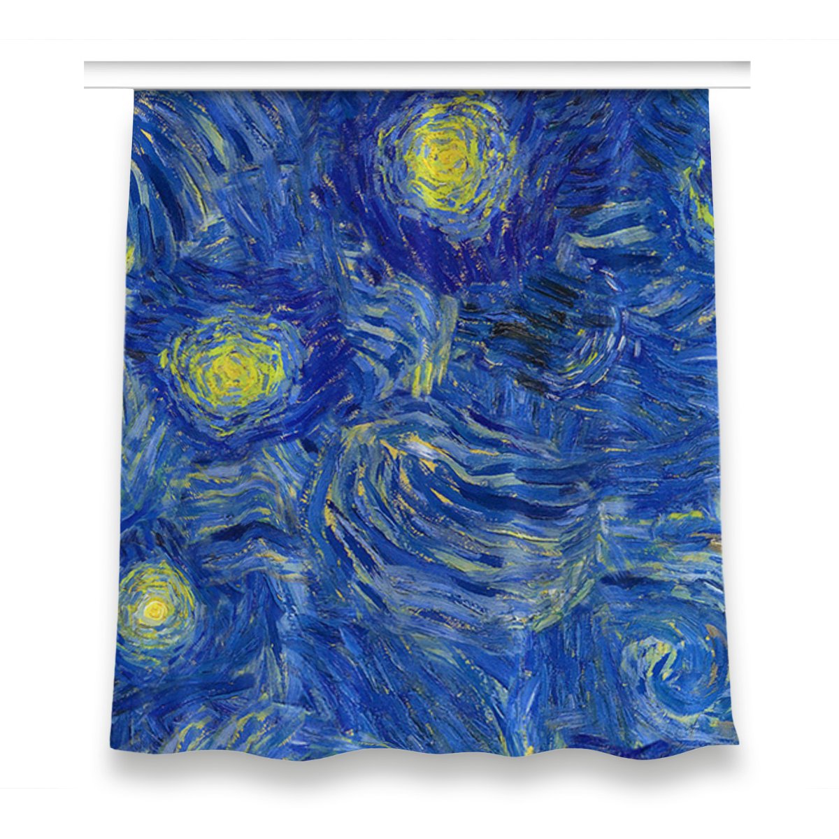 Zasłona na taśmę wzór 150x160 Kwitnący migdałowiec, Fabricsy