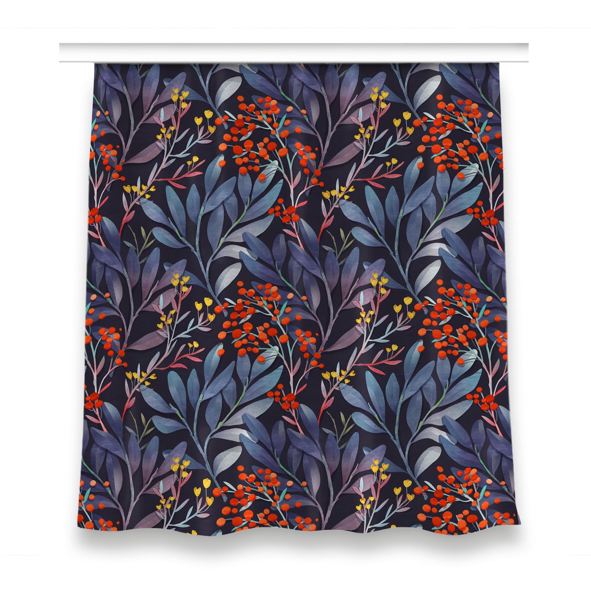 Zasłona klasyczna z grafiką 150x160 Obraz kwiaty, Fabricsy