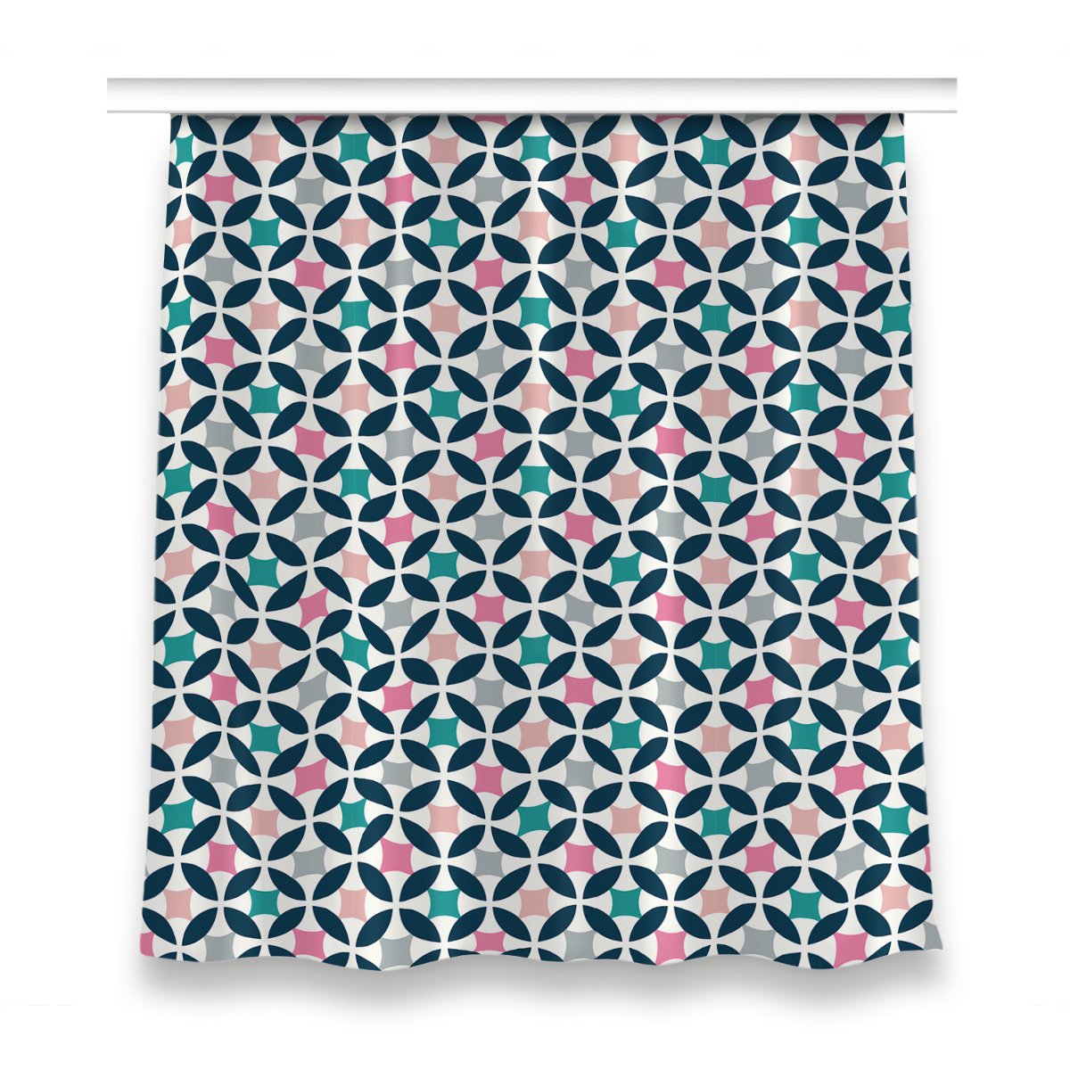 Zasłona gotowa wzór 150x160 Pastelowy retro wzór, Fabricsy