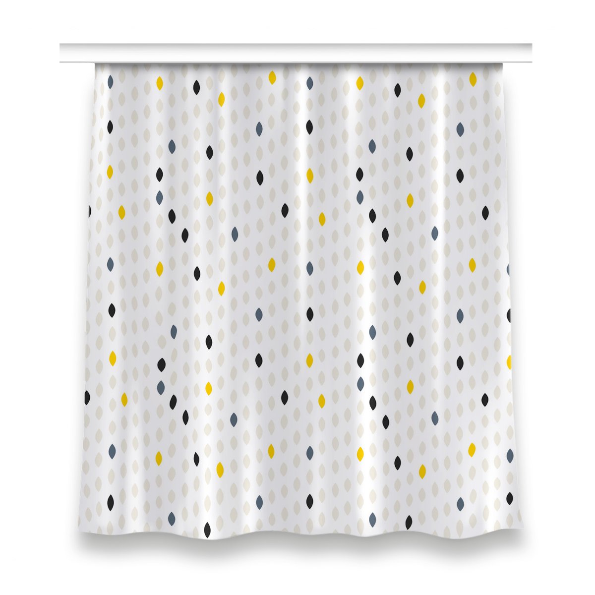 Zasłona z grafiką kolory 150x160 Kolorowe cytryny, Fabricsy