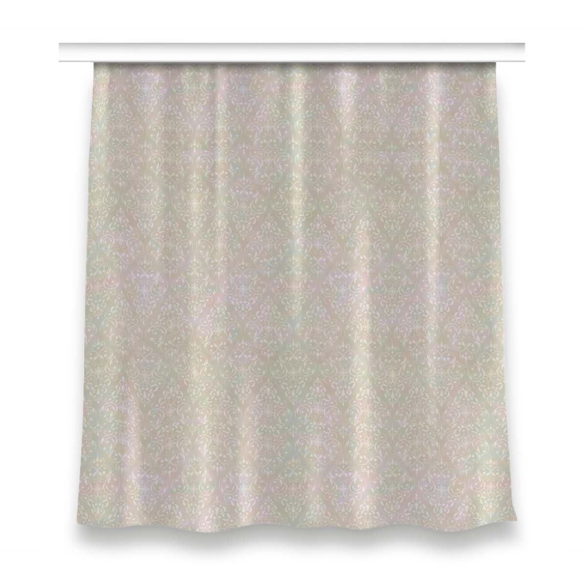 Zasłona do sypialni 150x160 cm Vintage złoty wzór, Fabricsy