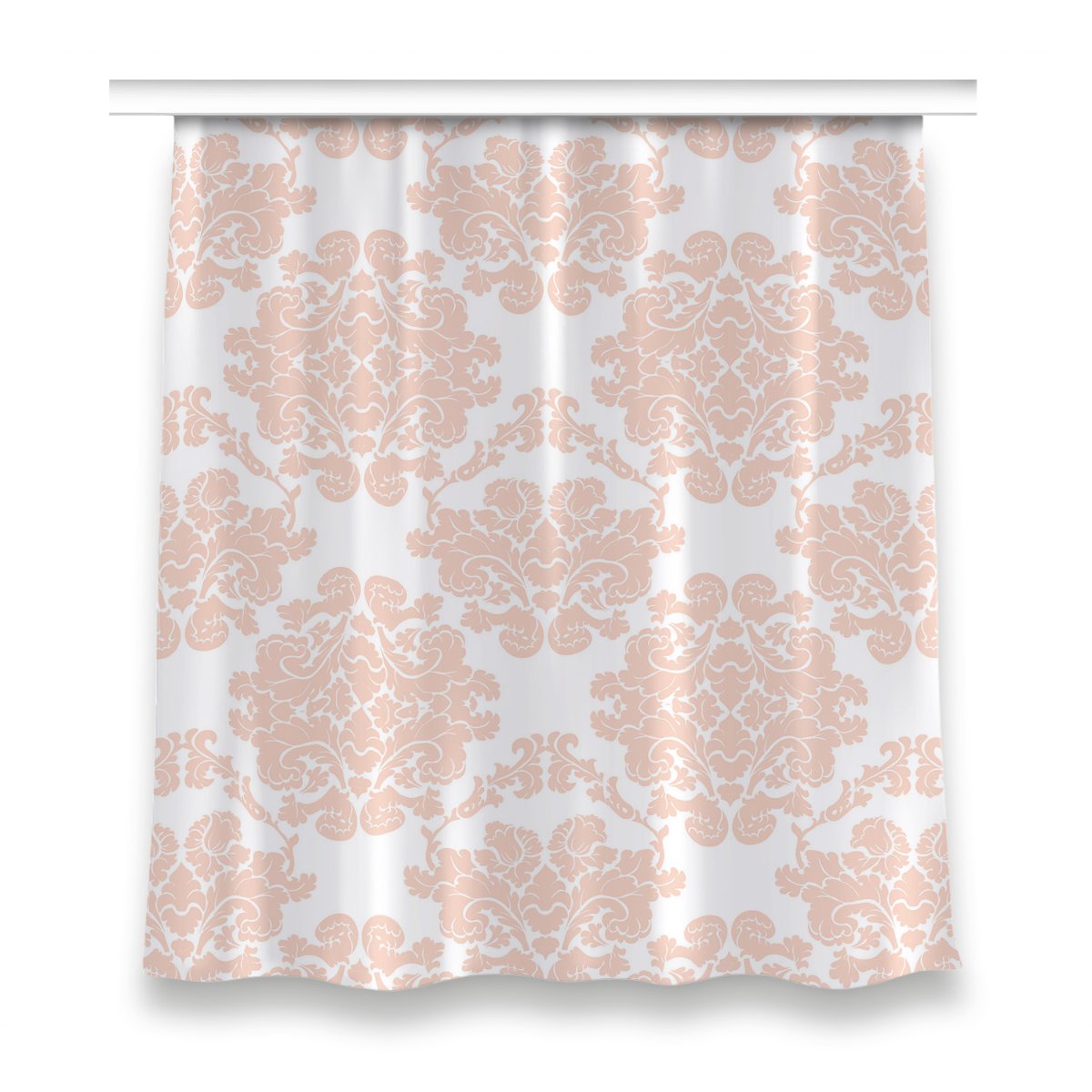 Zasłona z grafiką gotowa 150x160 cm Kwiat ornament, Fabricsy