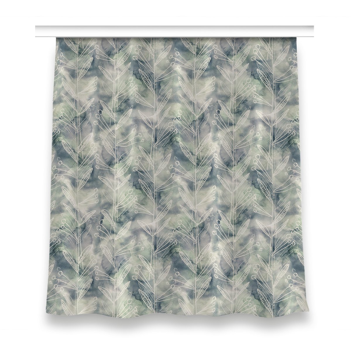 Zasłona gotowa dekor do salonu 150x160 cm Rośliny, Fabricsy