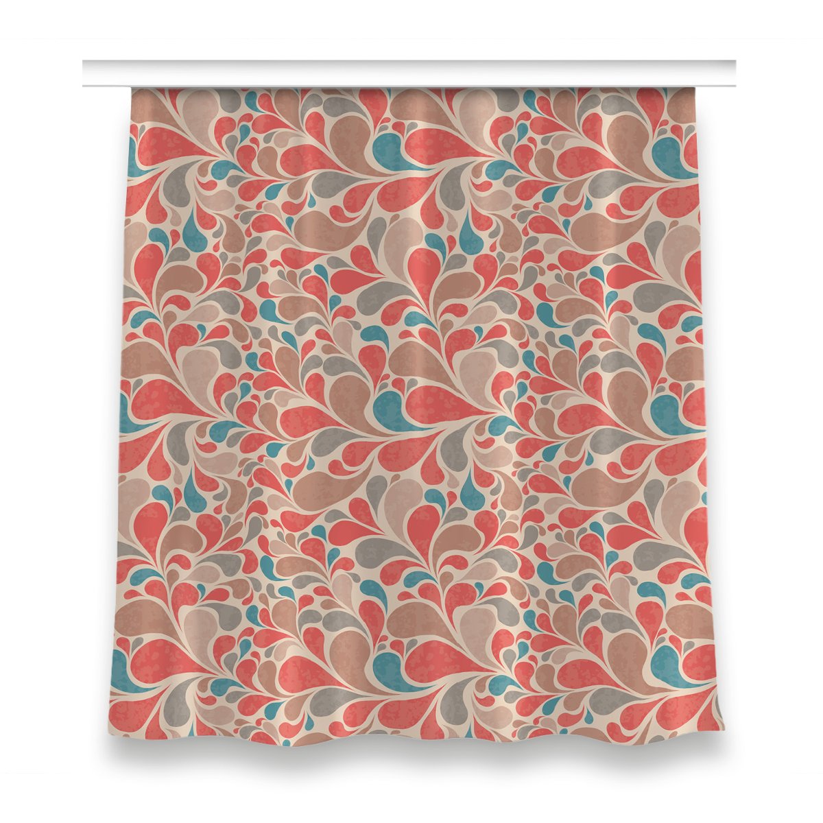 Zasłona gotowa do sypialni 150x160 Kolorowe łezki, Fabricsy