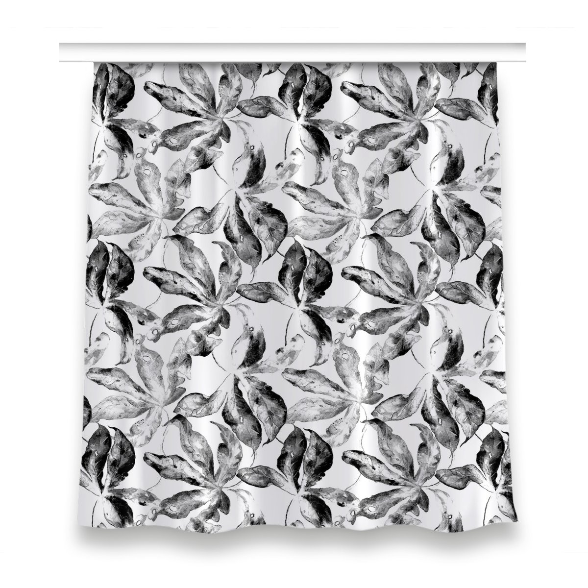 Zasłona gotowa do pokoju 150x160 Malowane liście, Fabricsy