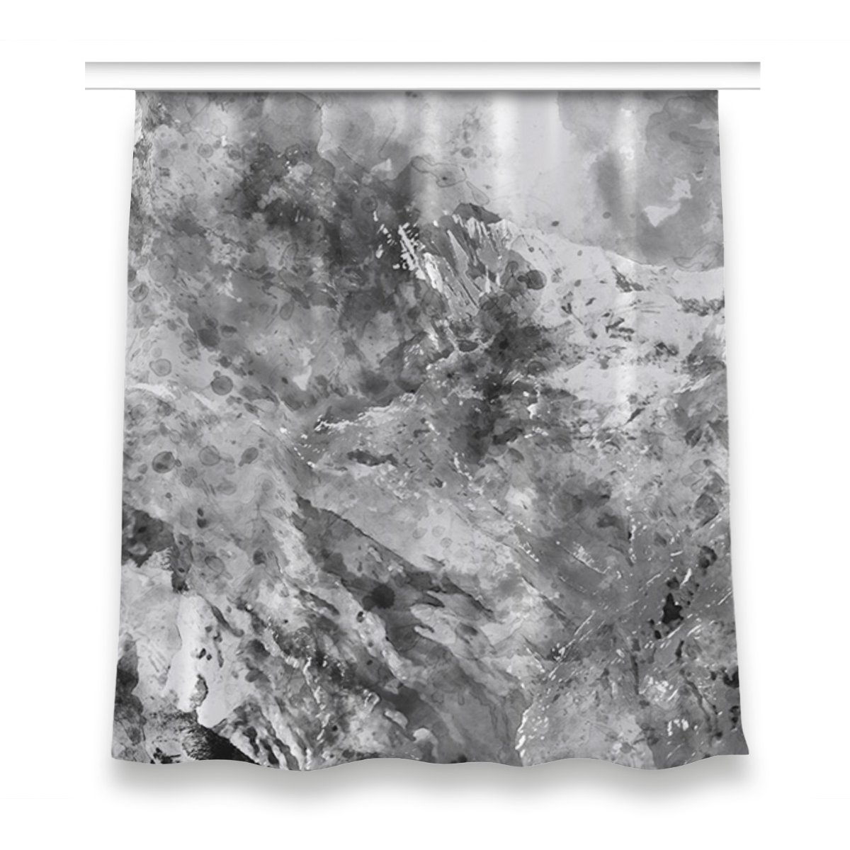 Zasłona z grafiką kolory 150x160 cm Krajobraz góra, Fabricsy