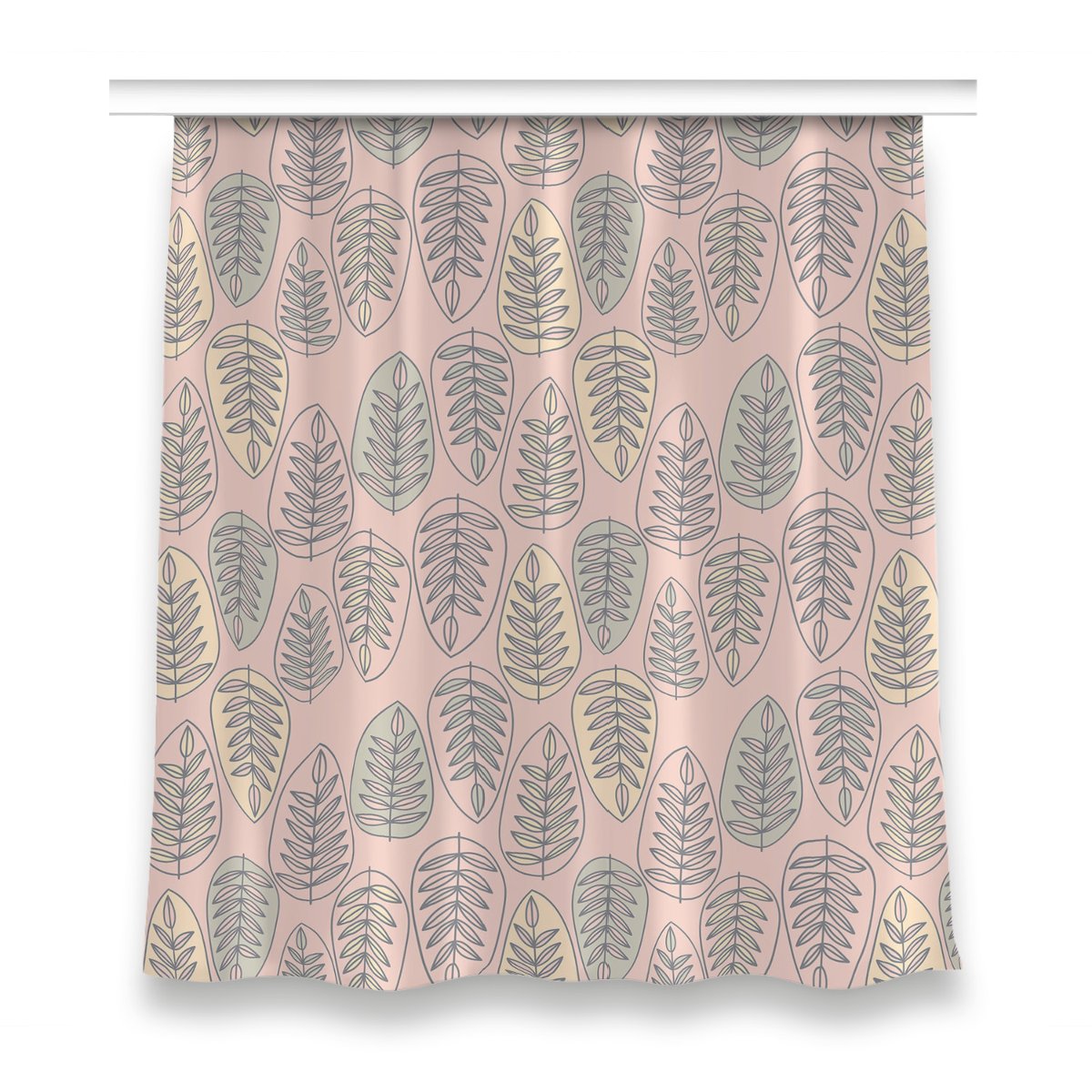 Zasłona gotowa do sypialni 150x160 Kolorowe liście, Fabricsy