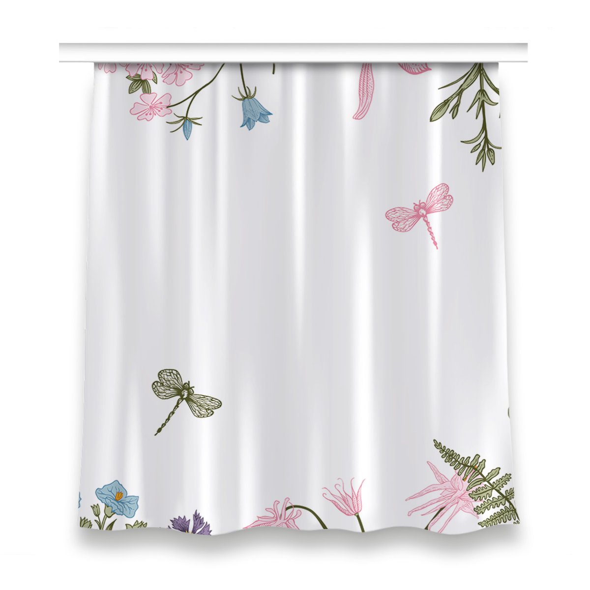 Zasłona z nadrukiem gotowa 150x160 Wiosenne kwiaty, Fabricsy