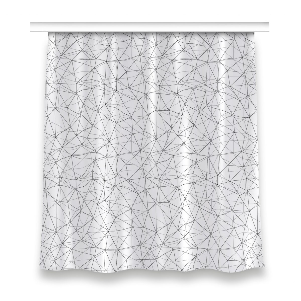 Zasłona gotowa wzór 150x160 cm Geometryczne linie, Fabricsy