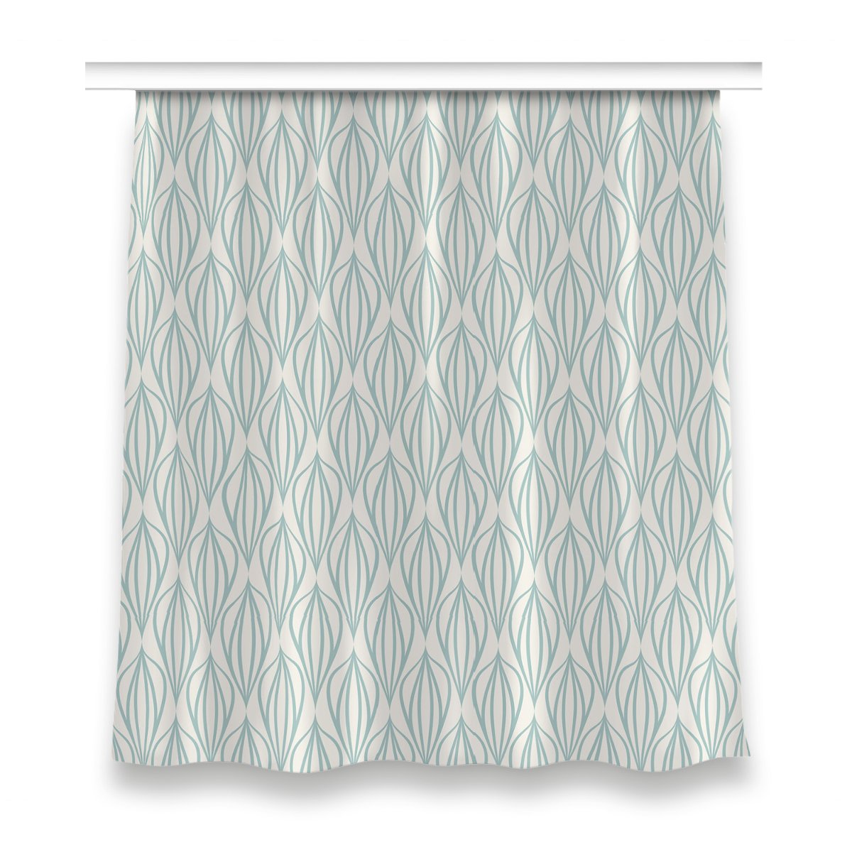 Zasłona na taśmę wzór 150x160 Sztuka geometryczna, Fabricsy