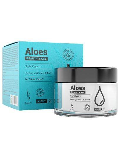Duolife DuoLife Beauty Care Aloes Night Cream - Krem do twarzy na noc - 50 ml